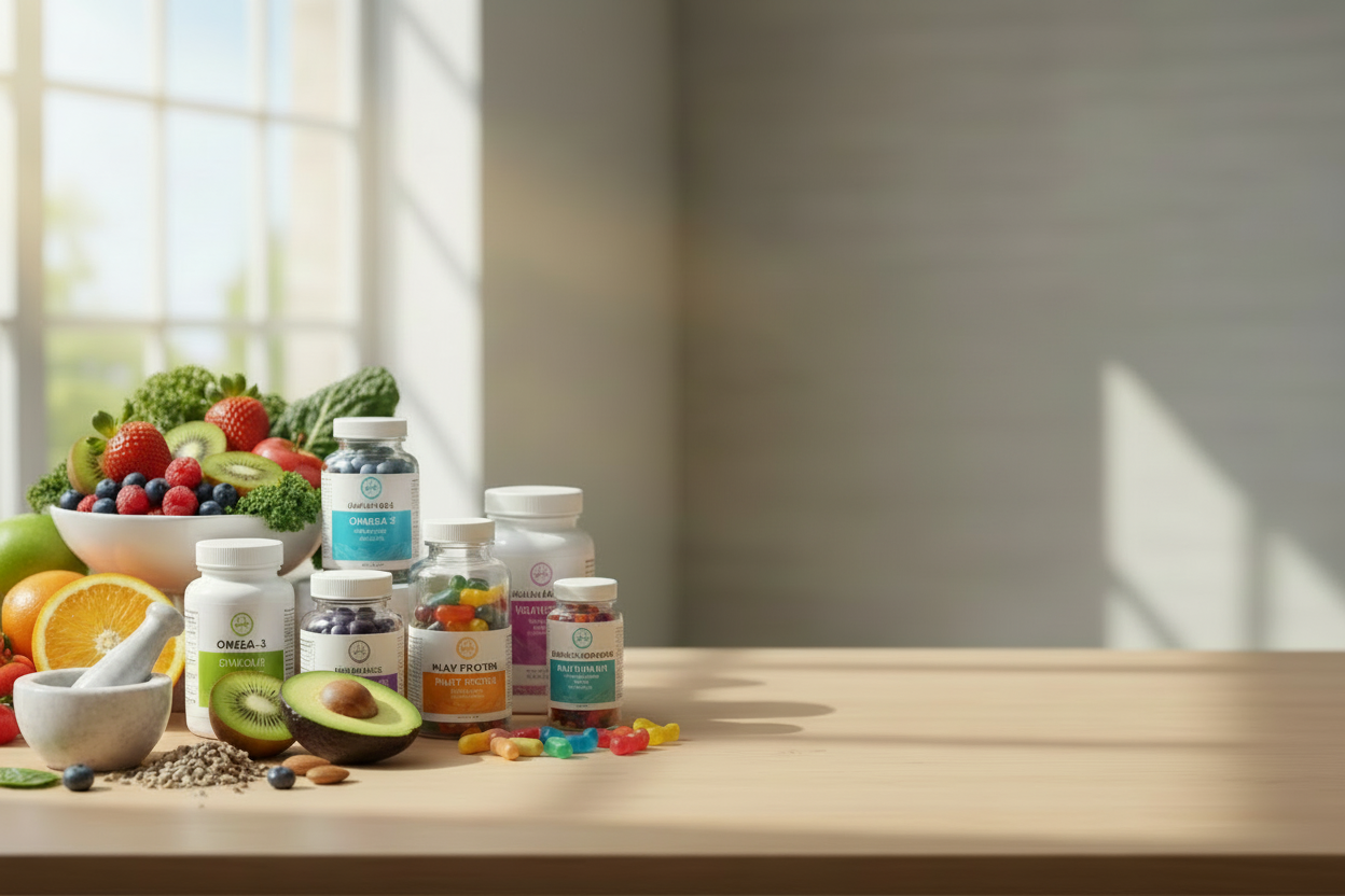 Healthy nutrition hero banner variation