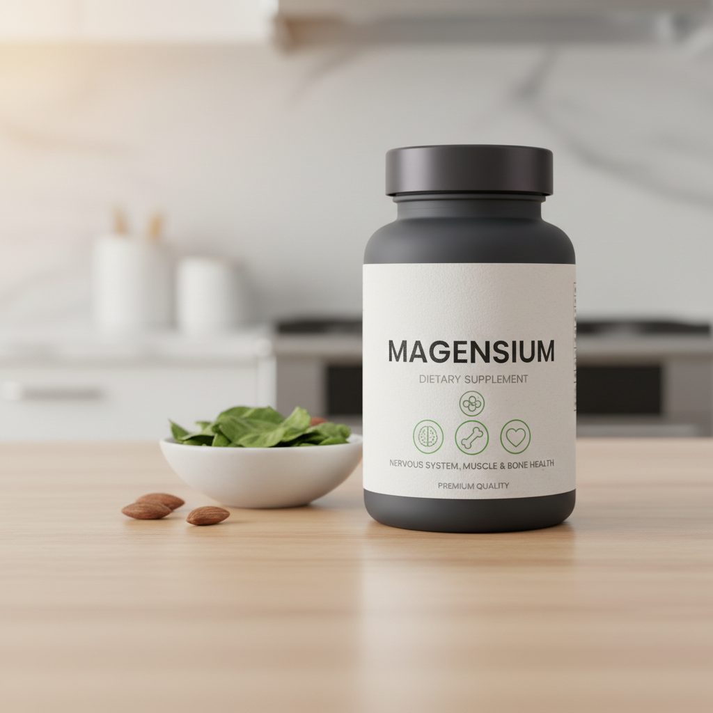 Magnesium Product Bottle
